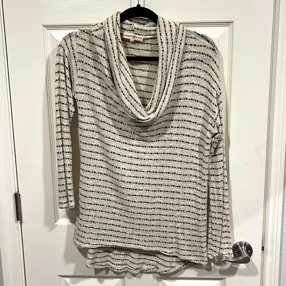 Black and white sweater